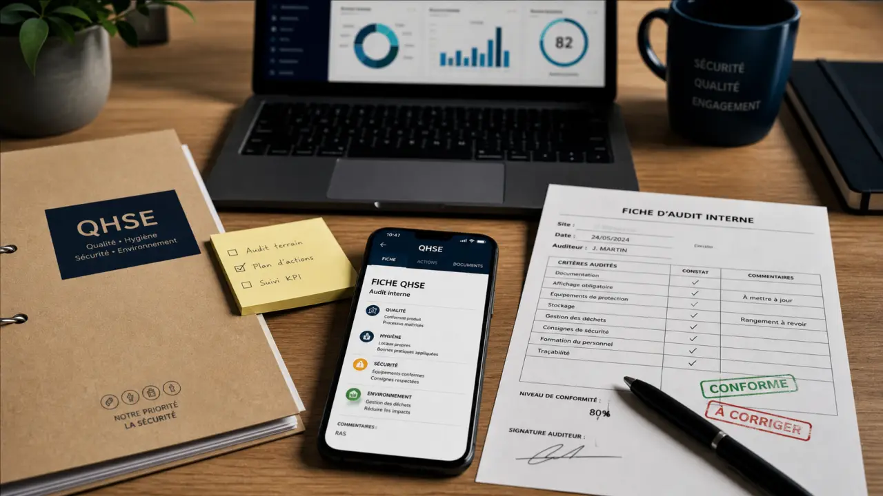 Logiciel QHSE pour audits ISO et plans d’action centralisés