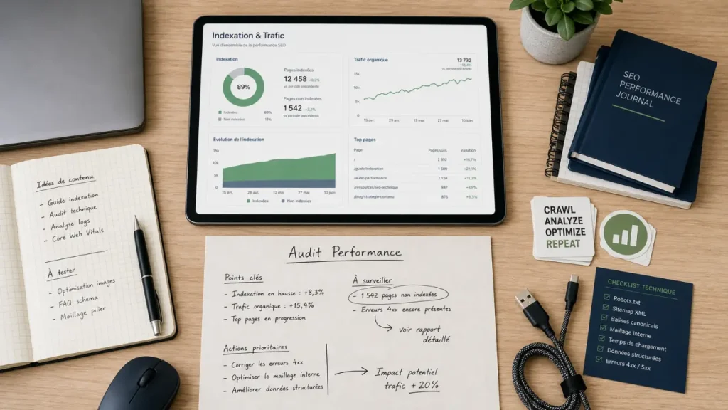 Outils webmaster essentiels : la stack minimale pour indexation, trafic et maintenance