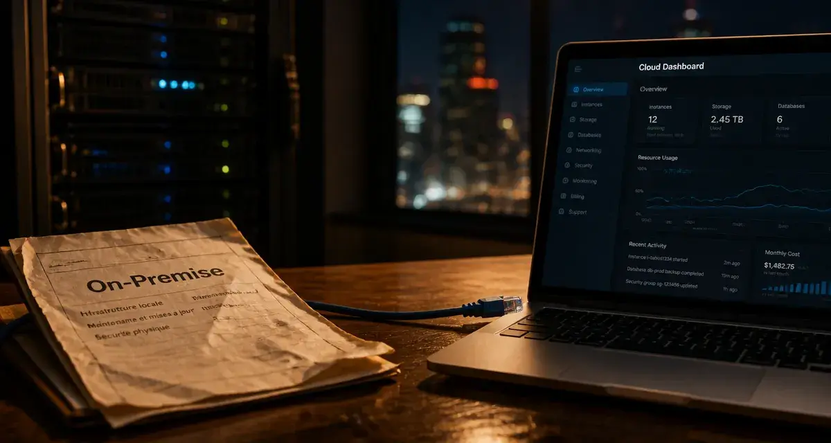 On premise vs cloud computing : on-premise ou cloud, choix d’infrastructure
