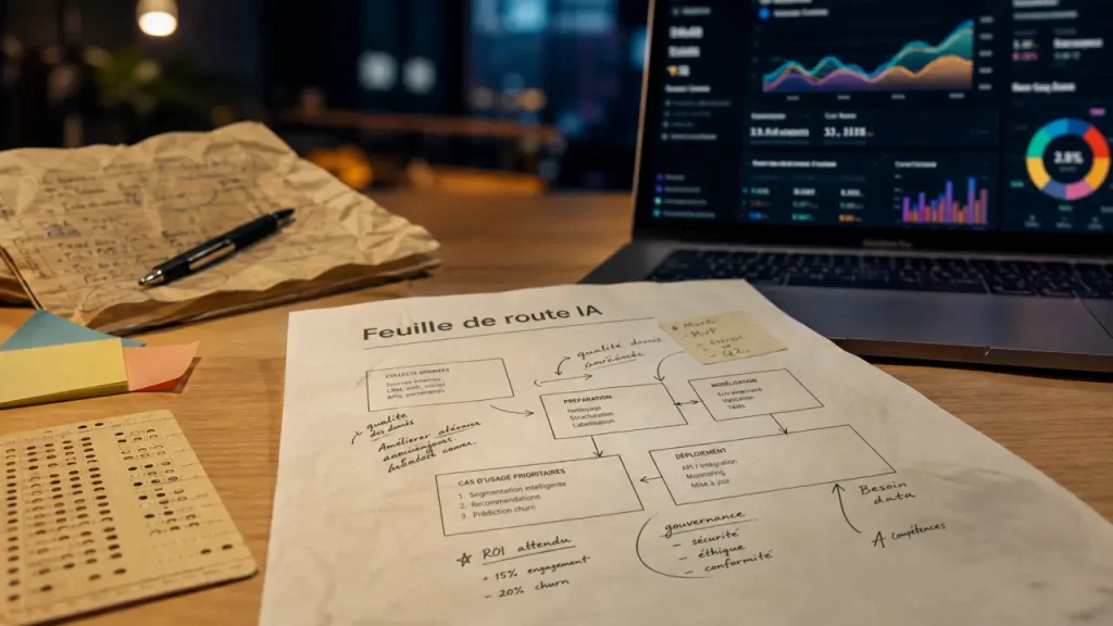 Stratégie marketing intelligence artificielle : personnaliser, automatiser et anticiper à chaque étape du parcours client