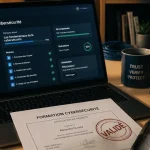 Elearning formation cybersécurité : validation et MFA sur ordinateur et smartphone