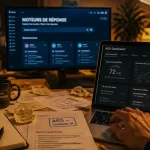 Outils AEO intégration plateformes marketing CRM : visibilité IA sur dashboard AEO