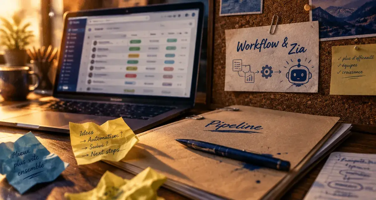 Avis Zoho CRM automatisation : workflow ventes et CRM
