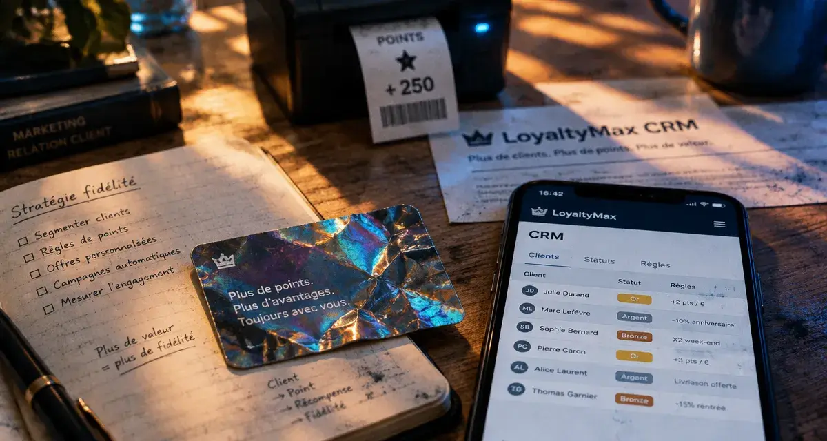 Module fidélisation LoyaltyMax CRM intégration : carte et points CRM